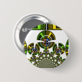 Azteken Ronde Button 5,7 Cm (Voorkant /achterkant)