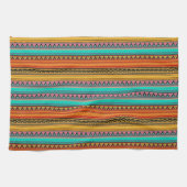 Azteken strepen keukenhanddoek (Horizontaal)