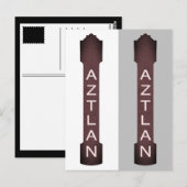 aztlan theatersignaal briefkaart (Voorkant / Achterkant)
