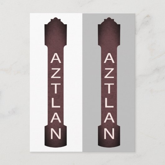 aztlan theatersignaal briefkaart (Voorkant)