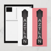 aztlan theatersignaal briefkaart (Voorkant / Achterkant)