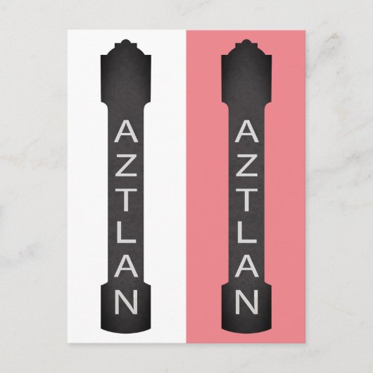 aztlan theatersignaal briefkaart (Voorkant)