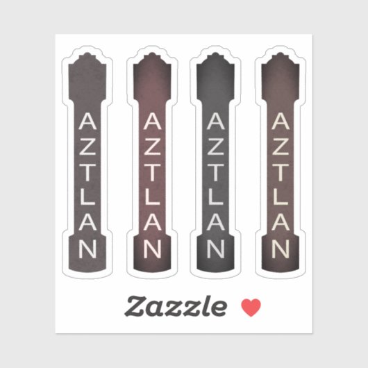 aztlan theatersignaal sticker (Vel)