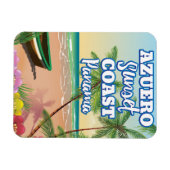 Azuero Sunset Coast Panama strand reisposter Magneet (Horizontaal)
