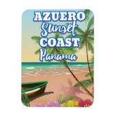 Azuero Sunset Coast Panama strand reisposter Magneet (Verticaal)