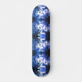 azul con blanco persoonlijk skateboard (Voorkant)