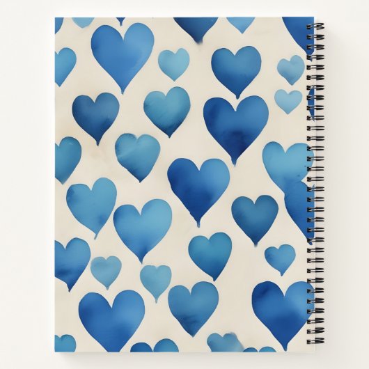 Azul de Corazón Notitieboek (Achterkant)