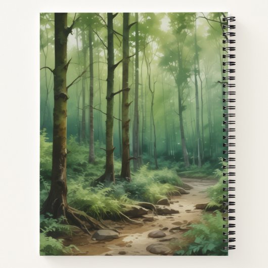 Azul en el Bosque Notitieboek (Achterkant)