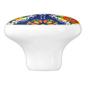 Azul Flor Mozaïek  Keramische Knop (Zijkant)