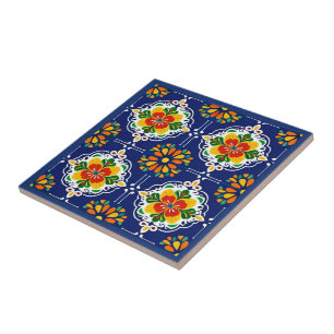 Azul Flor Mozaïek Tegeltje