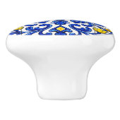 Azul Flor Solene Keramische Knop (Zijkant)