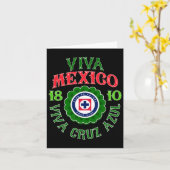Azul - Mexicaanse Onafhankelijkheidsdag Kaart (Gele Bloem)