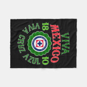 Azul - Onafhankelijkheidsdag van Mexico Fleece Deken (Voorkant (Horizontaal))