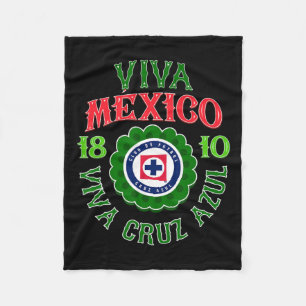Azul - Onafhankelijkheidsdag van Mexico Fleece Deken