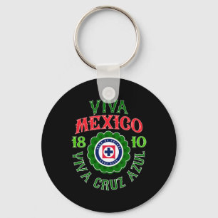 Azul - Onafhankelijkheidsdag van Mexico Sleutelhanger