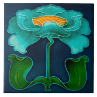 Azulejo Art Nouveau Ceramic Fireplace Wall tile Tegeltje