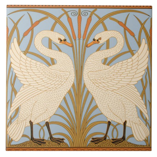 Azulejo Art nouveau ceramic tegel Tegeltje (Voorkant)