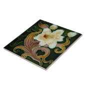 Azulejo Art nouveau ceramic tile Tegeltje (Zijkant)