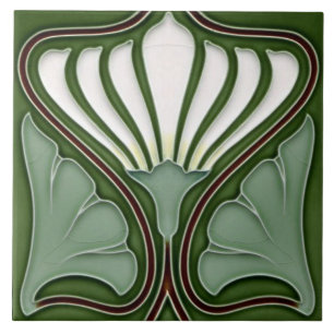 Azulejo Art Nouveau Ceramic Wall fireplace Tegel Tegeltje