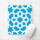 Azulejo azul de arabesco marroquí y mosaico muismat (Met muis)