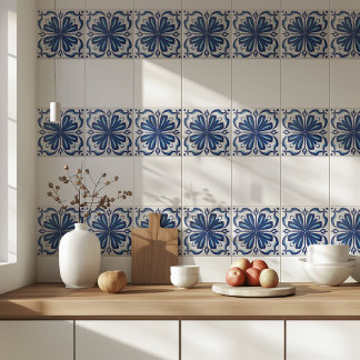 Azulejo Blauw Wit Modern Classic Mediterraan Tegeltje