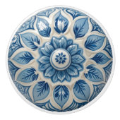 Azulejo Blauwe Elegantie Keramische KnobPull Keramische Knop (Voorkant)