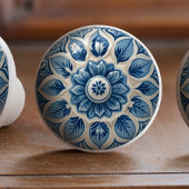 Azulejo Blauwe Elegantie Keramische KnobPull Knop