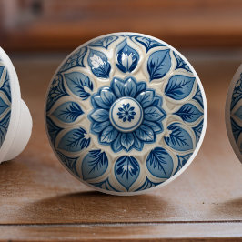 Azulejo Blauwe Elegantie Keramische KnobPull Knop