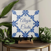 Azulejo Blue Custom House Name Plate Plaque Sign Tegeltje