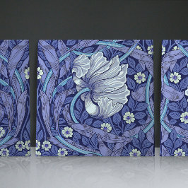 Azulejo Blue Pimpernel Naadloos 1/2 William Morris Tegeltje