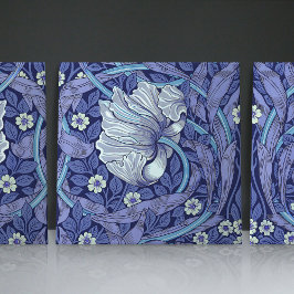 Azulejo Blue Pimpernel Naadloos 2/2 William Morris Tegeltje