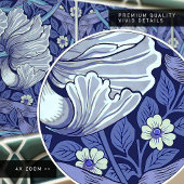 Azulejo Blue Pimpernel Naadloos 2/2 William Morris Tegeltje