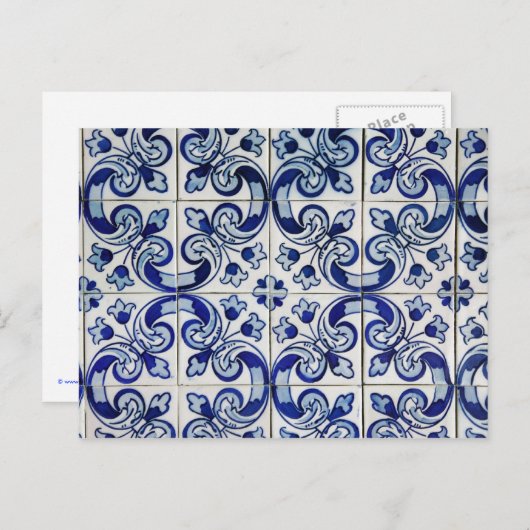 Azulejo Briefkaart (Voorkant / Achterkant)