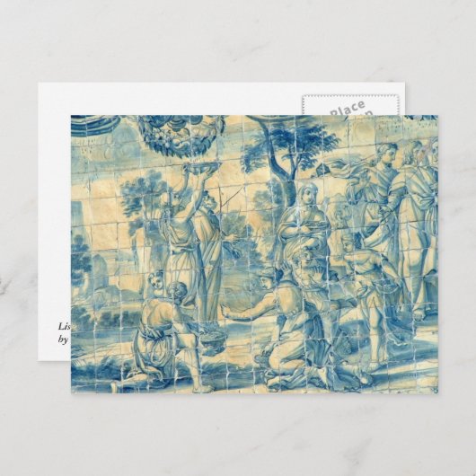 Azulejo Briefkaart (Voorkant / Achterkant)