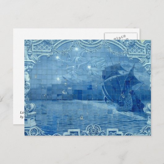Azulejo Briefkaart (Voorkant / Achterkant)