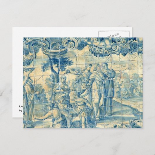 Azulejo Briefkaart (Voorkant / Achterkant)