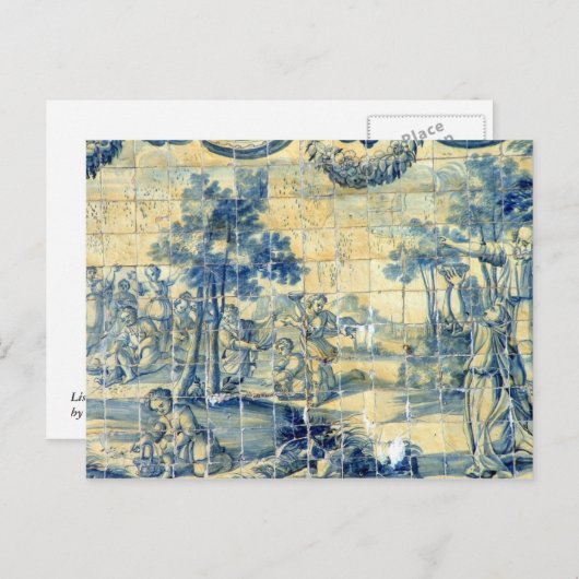 Azulejo Briefkaart (Voorkant / Achterkant)