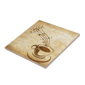 Azulejo Café com Musica Tegeltje (Zijkant)