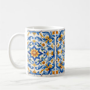 Azulejo Cafeïne Transport Eenheid Koffiemok