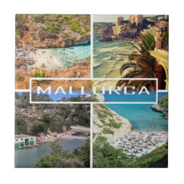 azulejo calas y playas de Mallorca - Majorca Tegeltje