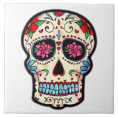 Azulejo Caveira Mexicana Tegeltje (Voorkant)