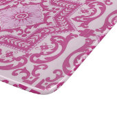 Azulejo Ceramic Style  Monogram Ornament Snijplank (Hoek)