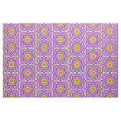 Azulejo Ceramic Style Ornament Monogram Stof (Fat Quarter)