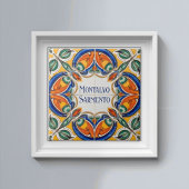 Azulejo Colorful Custom Name Plate Plaque Sign Tegeltje