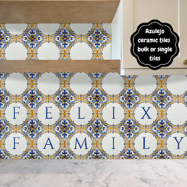 Azulejo Colorful Custom Name Plate Plaque Sign Tegeltje