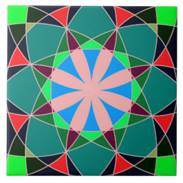 Azulejo de cerámica de colores tegeltje