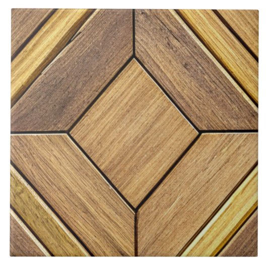 Azulejo de cerámica, diseño de madera  tegeltje (Voorkant)