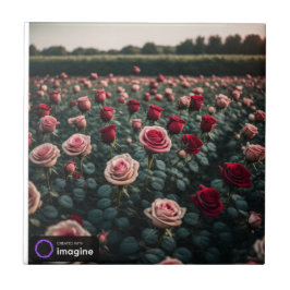 Azulejo de cerámica flores rosas tegeltje