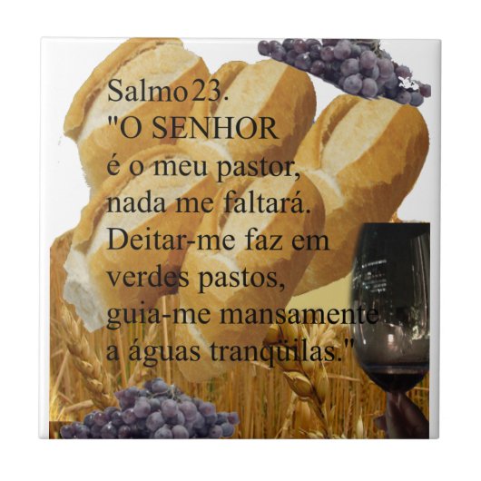 Azulejo de cerâmica | Salmo 23 Tegeltje (Voorkant)