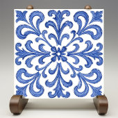 Azulejo Lisbon Patterned Talavera Ceramic Design Tegeltje